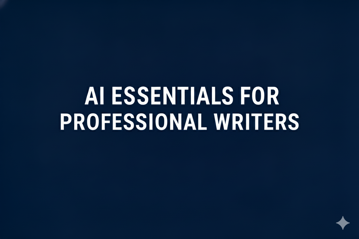 AI Essentials for Professional Writers